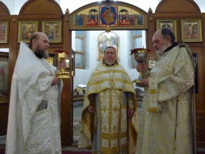 В Богоявленском епархиальном мужском монастыре совершили Божественную Литургию в день двунадесятого праздника Крещение Господа Бога и Спаса нашего Иисуса Христа., 