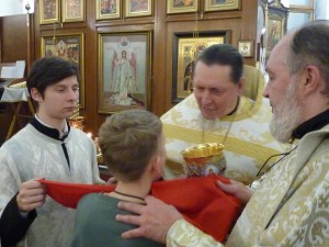 В Богоявленском епархиальном мужском монастыре совершили Божественную Литургию в день двунадесятого праздника Крещение Господа Бога и Спаса нашего Иисуса Христа., 