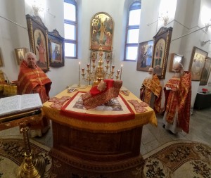 11 сентября 2026 года, в великий праздник Усекновения главы Пророка, Предтечи и Крестителя Господня Иоанна, настоятель Богоявленского мужского монастыря Челябинска Игумен Нестор (Болков)  с духовенством возглавил Божественную Литургию ., 