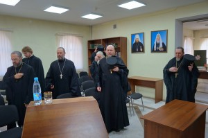 30 марта 2026 года в Богоявленском  мужском монастыре  прошло  собрание с духовенством Монастырского благочиния., 