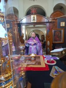 Игумен Нестор (Болков ) совершил Божественную Литургию в Богоявленском епархиальном мужском монастыре г. Челябинска., 