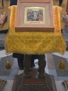 В канун Недели 14-й по Пятидесятнице и церковного новолетия Игумен Нестор (Болков) совершил всенощное бдение в Богоявленской обители., 