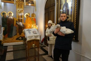 В Богоявленском мужском монастыре совершили великое повечерие с литией и утреню с полиелеем в Богоявленском мужском монастыре., 