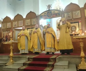 19 декабря 2024 года Игумен Нестор (Болков ) возглавил Праздничную Божественную Литургию в Богоявленском епархиальном мужском монастыре., 