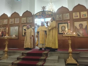 19 декабря 2024 года Игумен Нестор (Болков ) возглавил Праздничную Божественную Литургию в Богоявленском епархиальном мужском монастыре., 