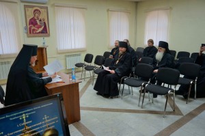 30 марта 2026 года в Богоявленском  мужском монастыре  прошло  собрание с духовенством Монастырского благочиния., 