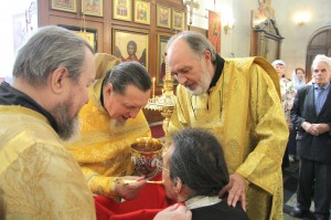 18 августа 2024 года,в Неделю 8-ю по Пятидесятнице , Игумен Нестор (Болков) с клириками святой обители совершил Божественную Литургию   в Богоявленском мужском монастыре., 