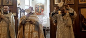 В Родительскую субботу 2-й седмицы Великого поста, игумен Нестор (Болков) с клириками обители совершил Литургию Иоанна Златоустого и Великую панихиду в Богоявленском мужском монастыре ., 