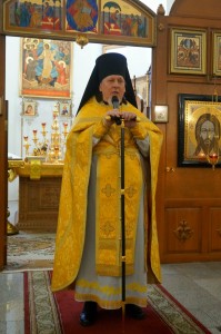 Игумен Нестор (Болков ) совершил Божественную Литургию в Богоявленском епархиальном мужском монастыре городаЧелябинска., 