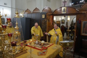 Игумен Нестор (Болков ) совершил Божественную Литургию в Богоявленском епархиальном мужском монастыре городаЧелябинска., 
