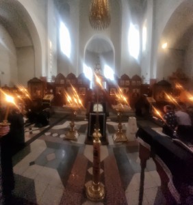 3 марта 2025 года,  в первый день Великого поста,  игумен Нестор(Болков) с братией святой обители  совершил великое повечерие с чтением Великого покаянного канона преподобного Андрея Критского в Богоявленском епархиальном мужском монастыре г. Челябинска., 