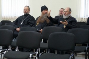 25  июня 2025 года в Богоявленском епархиальном мужском монастыре  прошло  собрание с духовенством Монастырского благочиния., 