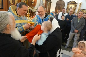 В праздник Рождества Пресвятой Богородицы Игумен Нестор (Болков) совершил Божественную Литургию святителя Иоанна Златоуста., 