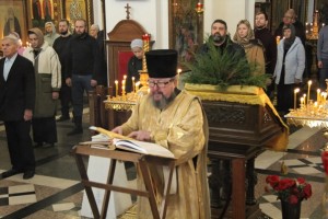  5 ноября 2023 года, в Неделю 22-ю по Пятидесятнице Игумен Нестор (Болков ), настоятель Богоявленского мужского монастыря города Челябинска с клириками святой обители , совершил Божественную Литургию Иоанна Златоустого., 