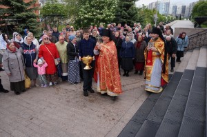 В Недели 6-ю по Пасхе Игумен Нестор (Болков ) совершил Божественную Литургию в Богоявленском епархиальном мужском монастыре., 